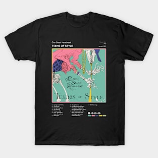 Car Seat Headrest - Teens of Style Tracklist Album T-Shirt